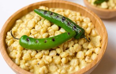three bowls of hominy grits